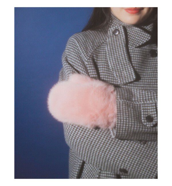 Ray BEAMS 「【別注】CONTROL FREAK / フェイク ファー ミトン」|手袋|