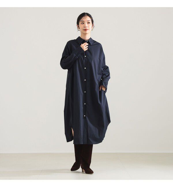 Demi-Luxe BEAMS 「タイプライター シャツ ワンピース」|ワンピース|