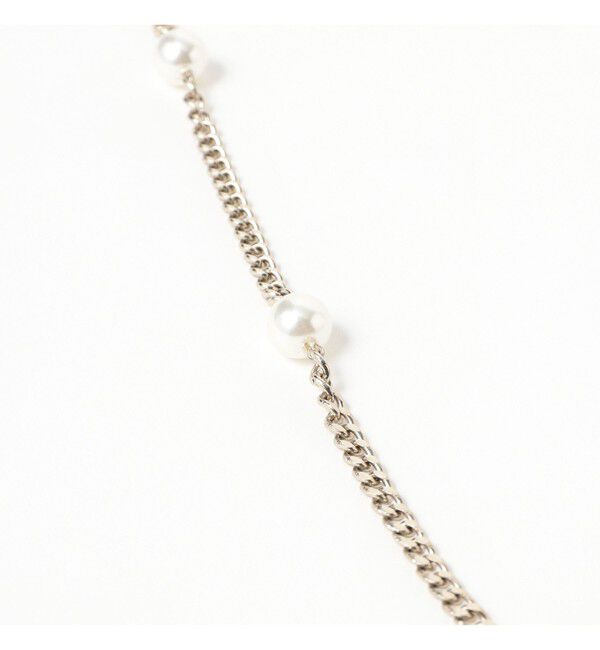 Ray BEAMS 「guriguri / パール ミックス 3連 ネックレス」|ネックレス|