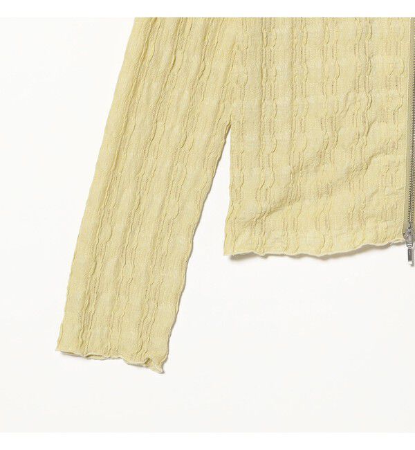 Ray BEAMS 「カット ジャカード ジップ シャツ」|シャツ・ブラウス|