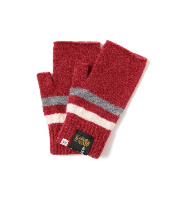 BEAMSBOY「【別注】ROBERT MACKIE / カレッジ グローブ」|手袋|WINE