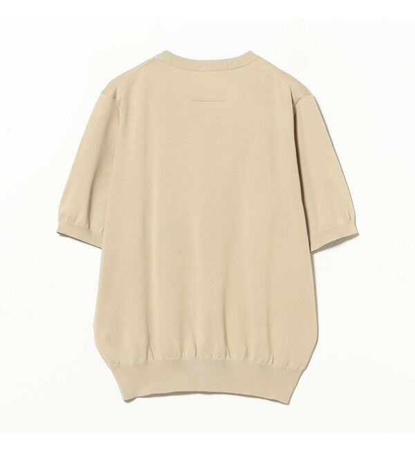 Demi-Luxe BEAMS 「SLOANE / 18ゲージ 天竺 クルーネック ショートスリーブ ニット」|ニット・セーター|