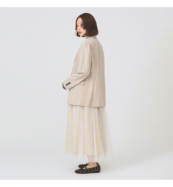 Ray BEAMS 「ソフトクリンクル 4ボタン ダブル ジャケット」|テーラードジャケット|