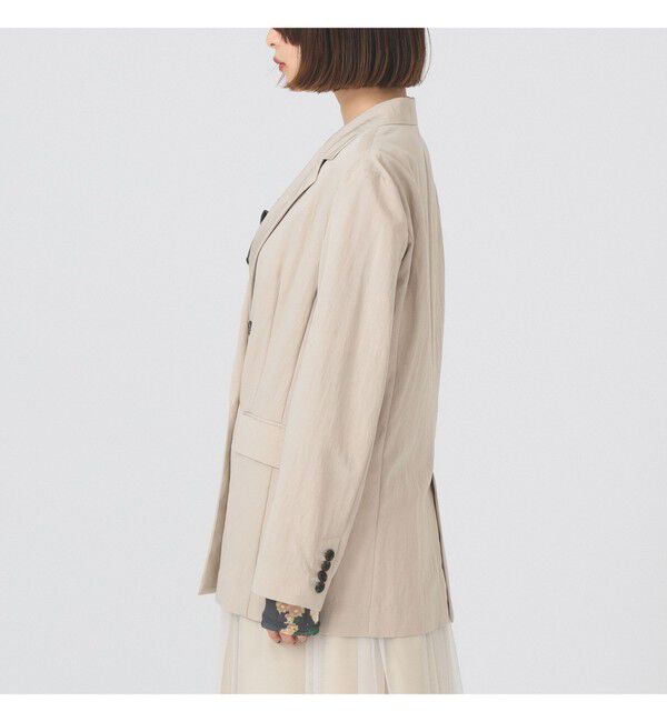 Ray BEAMS 「ソフトクリンクル 4ボタン ダブル ジャケット」|テーラードジャケット|