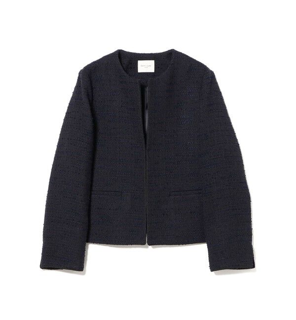 Demi-Luxe BEAMS 「ツイード クルーネック ジャケット＊」|ダッフルコート|