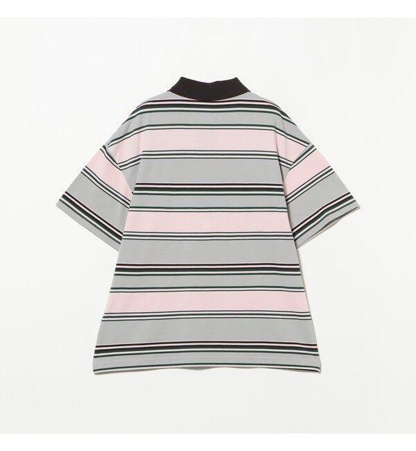 Ray BEAMS 「マルチ ボーダー ビッグ ポロ」|ポロシャツ|