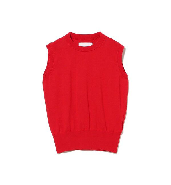 Demi-Luxe BEAMS 「AK+1 / 16ゲージ スビンコットン ノースリーブ ニット」|ニット・セーター|