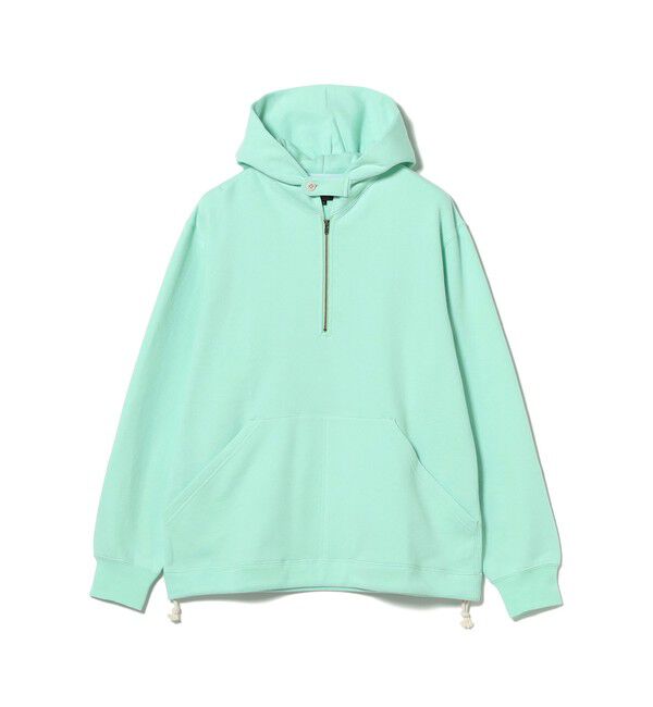 BEAMS PLUS「ハーフジップ スウェット フーディ」|スウェット・ジャージ|MINT.GRN
