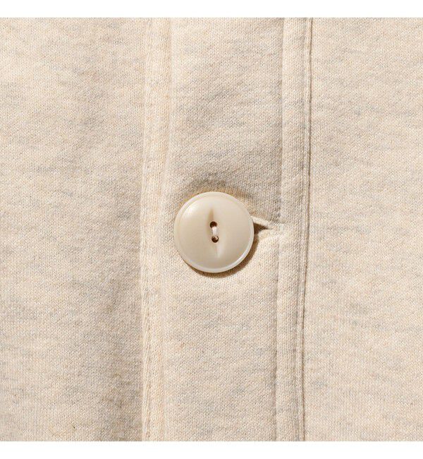 BEAMS PLUS「レイズドバック スウェット Vネック カーディガン」|スウェット・ジャージ|