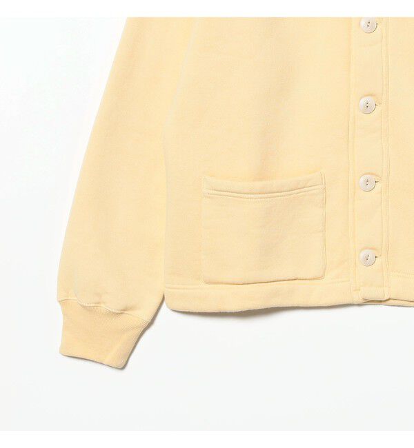 BEAMS PLUS「レイズドバック スウェット Vネック カーディガン」|スウェット・ジャージ|