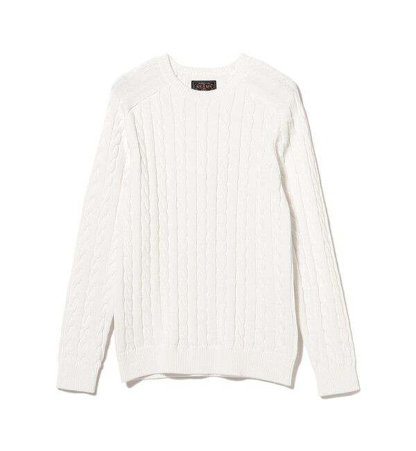 BEAMS PLUS「Crew Cable」|ニット・セーター|