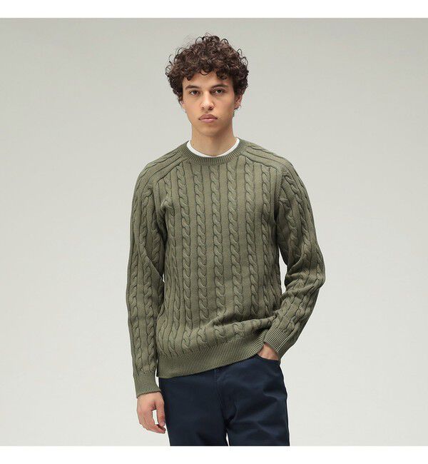 BEAMS PLUS「Crew Cable」|ニット・セーター|