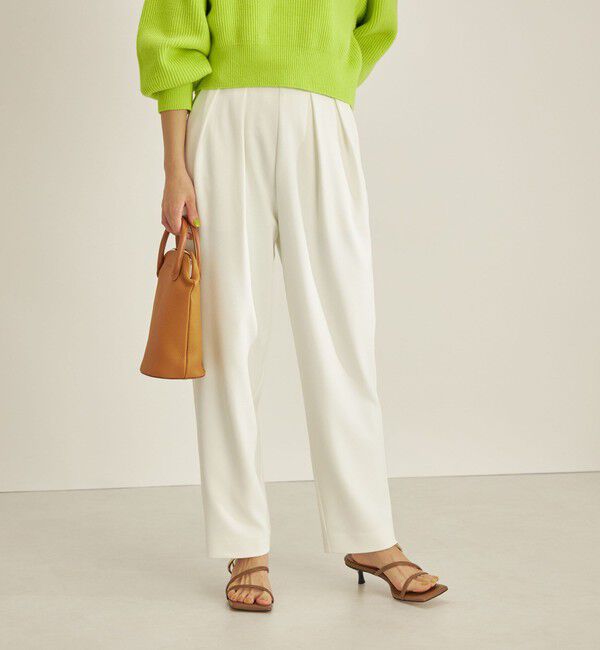 SHIPS for women「〈手洗い可能〉2タック ジョーゼット テーパード パンツ ◇ 」|その他|