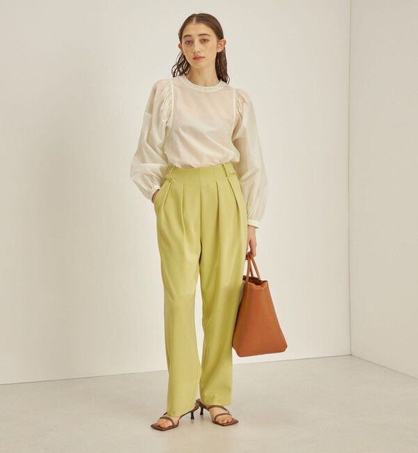 SHIPS for women「〈手洗い可能〉2タック ジョーゼット テーパード パンツ ◇ 」|その他|