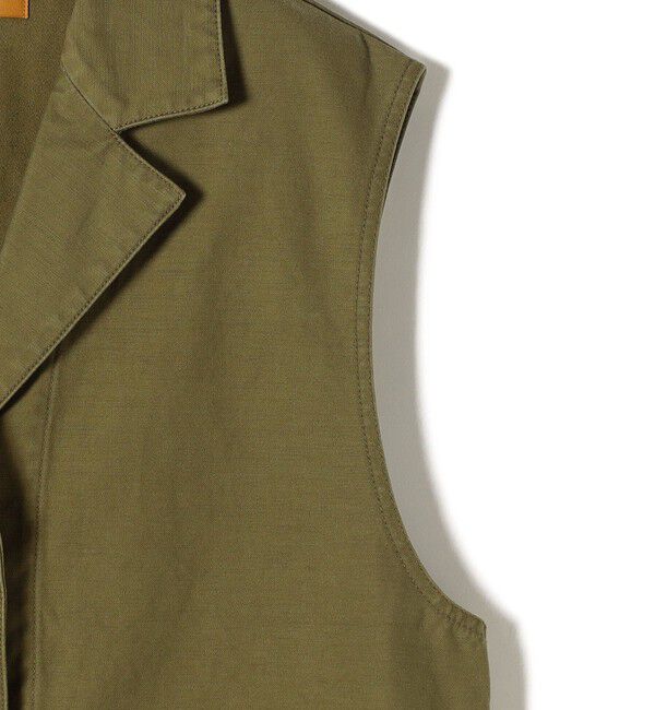 SHIPS for women「Odub:〈洗濯機可能〉ミリタリー ジレ◇」|ベスト・ジレ|