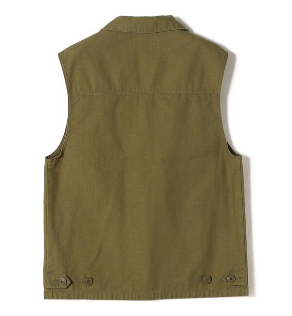 SHIPS for women「Odub:〈洗濯機可能〉ミリタリー ジレ◇」|ベスト・ジレ|