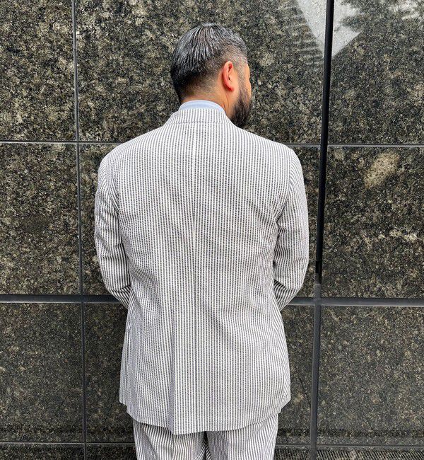 SHIPS「Southwick: KAZUKI NAGAYAMA シアサッカー ダブルブレスト スーツ」|スーツ|