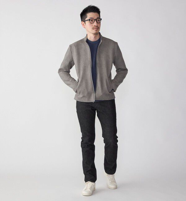 SHIPS「SHIPS: オイカワデニム 5ポケット テーパード デニムパンツ 24SS 〈ブラック〉」|チノ|