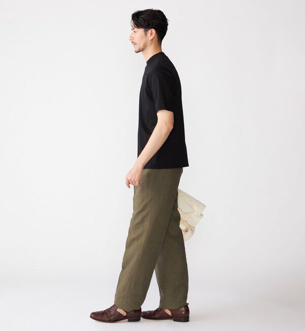 SHIPS「SHIPS: ALBINI モックネック ショートスリーブ Tシャツ」|Tシャツ・カットソー|