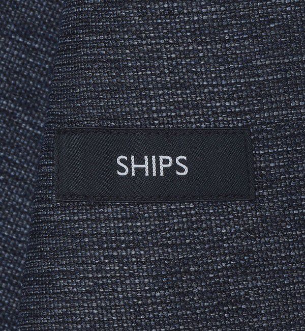 SHIPS「SHIPS:〈手洗い可能〉ウール ブレンド カラミ ジャケット」|テーラードジャケット|