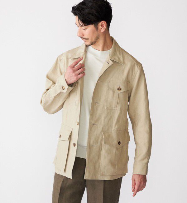 SHIPS「SHIPS: LES LESTON リネン サファリ ジャケット」|その他|