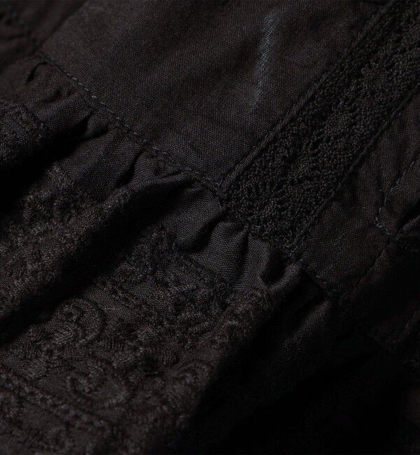 SHIPS any「bon_meur:〈洗濯機可能〉レース ティアード ボリューム ブラウス」|シャツ・ブラウス|