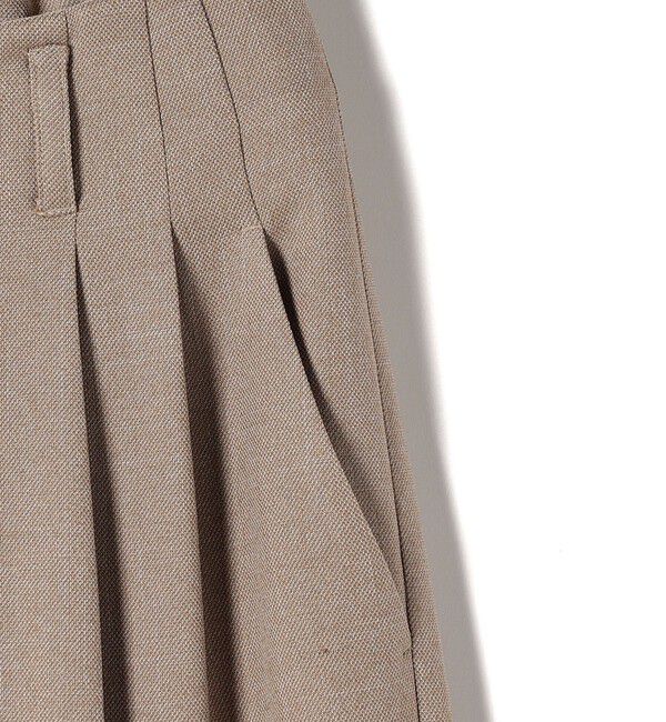 SHIPS for women「〈手洗い可能〉シャーク ツイード タック パンツ」|その他|