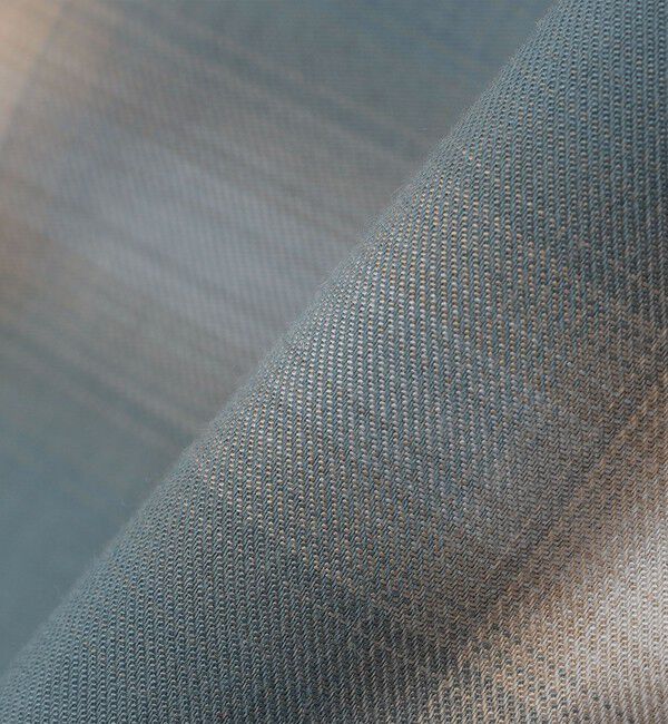 SHIPS「SHIPS: オンブレ チェック オープンカラー シャツ」|シャツ・ブラウス|