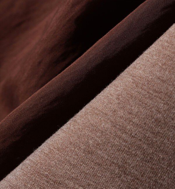 SHIPS for women「【WEB限定】〈手洗い可能〉エア ダンボール 布帛 コンビ プルオーバー」|スウェット・ジャージ|