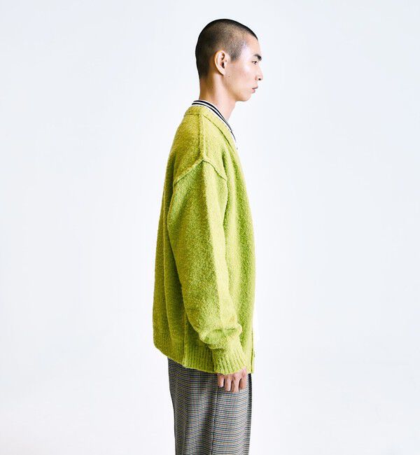 SHIPS「City Ambient Products:〈手洗い可能〉ループヤーン ワイドリブ カーディガン」|カーディガン|