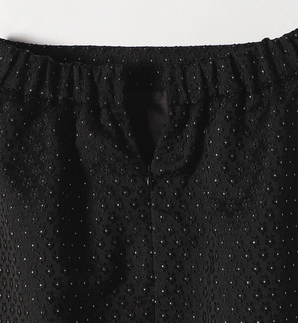 SHIPS any「SHIPS any:〈手洗い可能〉フラワー ジャカード タック スカート」|スカート|