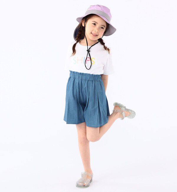 SHIPS KIDS「SHIPS KIDS:〈UVカット/撥水/吸水速乾〉サファリ ハット」|ハット|