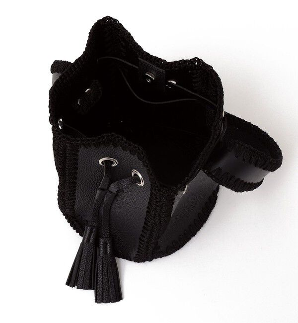 SHIPS any「SHIPS any: エンブロイダリー 巾着 ショルダー バッグ」|ショルダー・メッセンジャー|