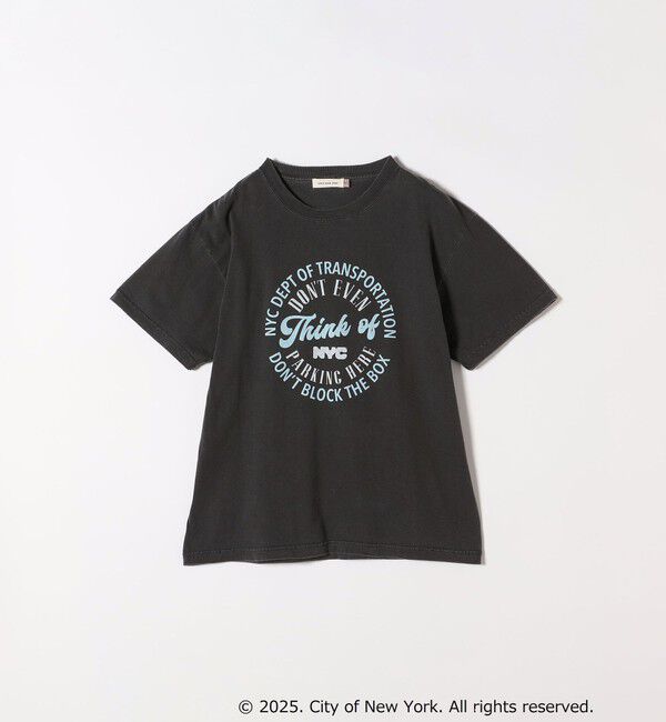 SHIPS any「GOOD ROCK SPEED:〈洗濯機可能〉NYC ラウンド ロゴ プリント TEE」|Tシャツ・カットソー|