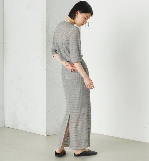 SHIPS for women「Wai＋:ジャカード シアー ジップ カーディガン」|カーディガン|