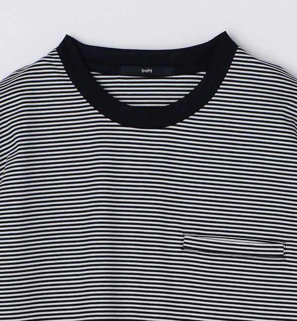 SHIPS「SHIPS: 〈接触冷感 / 抗菌防臭機能〉クールタッチ スムース Tシャツ」|Tシャツ・カットソー|