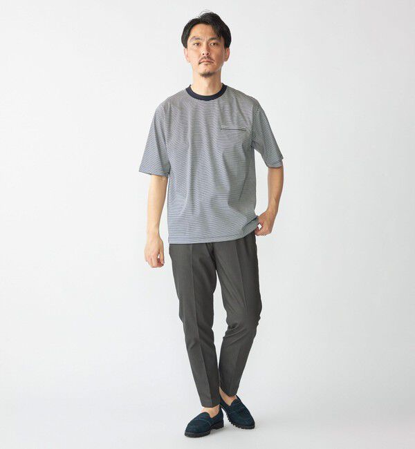 SHIPS「SHIPS: 〈接触冷感 / 抗菌防臭機能〉クールタッチ スムース Tシャツ」|Tシャツ・カットソー|