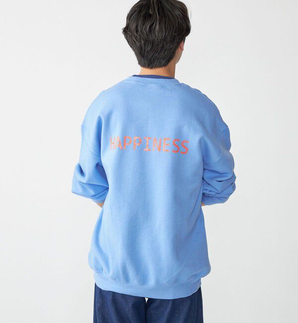 SHIPS「【SHIPS別注】THE DAY ON THE BEACH: プリント クルーネック トレーナー」|スウェット・ジャージ|