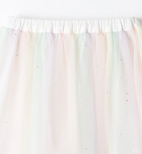SHIPS Colors 「SHIPS Colors:90～140cm/〈手洗い可能〉チュールギャザースカート◇」|スカート|