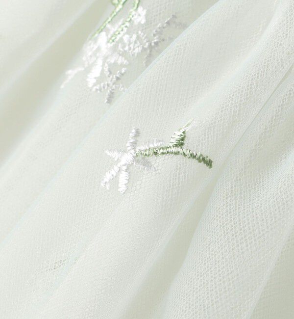 SHIPS Colors 「SHIPS Colors:90～140cm/〈手洗い可能〉チュールギャザースカート◇」|スカート|