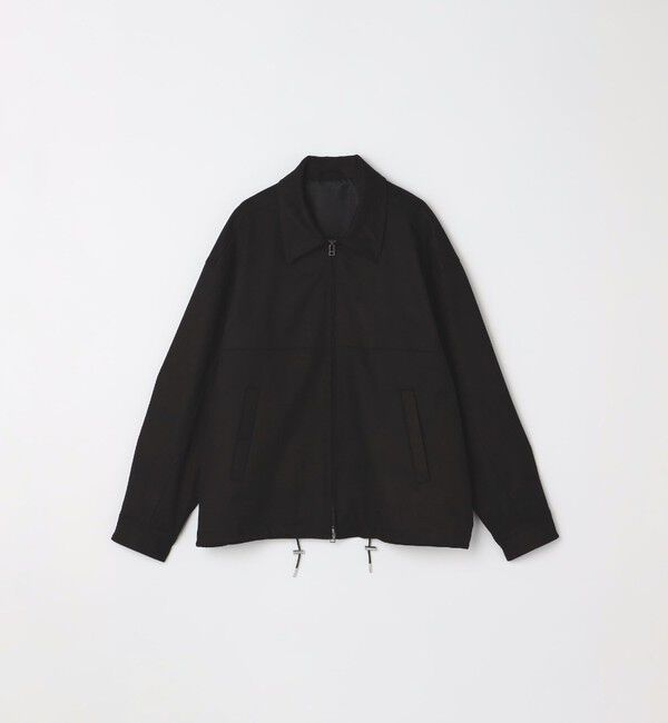 SHIPS any「SHIPS any: フェイクスエード(ポリエステル) バックタック ドロスト ショート ブルゾン◇」|ブルゾン・スタジャン|