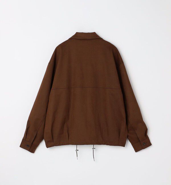 SHIPS any「SHIPS any: フェイクスエード(ポリエステル) バックタック ドロスト ショート ブルゾン◇」|ブルゾン・スタジャン|