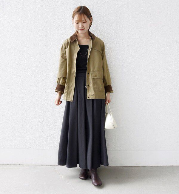 SHIPS for women「〈洗濯機可能〉テント シルエット ワーク ジャケット」|その他|