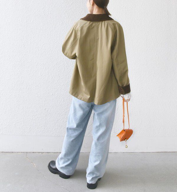 SHIPS for women「〈洗濯機可能〉テント シルエット ワーク ジャケット」|その他|