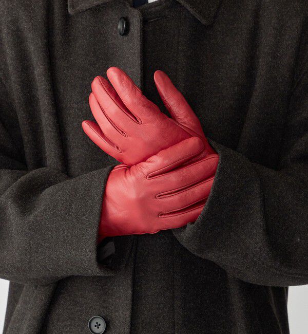 SHIPS「City Ambient Products: シープレザー カラー グローブ」|手袋|