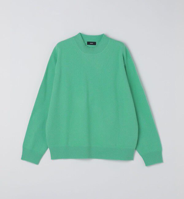 SHIPS「SHIPS:〈手洗い可能〉7ゲージ ウール カシミヤ ボイル モックネック」|ニット・セーター|