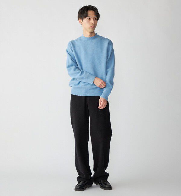 SHIPS「SHIPS:〈手洗い可能〉7ゲージ ウール カシミヤ ボイル モックネック」|ニット・セーター|