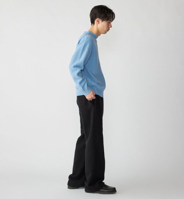 SHIPS「SHIPS:〈手洗い可能〉7ゲージ ウール カシミヤ ボイル モックネック」|ニット・セーター|