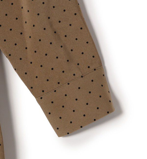 SHIPS Colors 「SHIPS Colors:〈手洗い可能〉ドット プリント プリーツ シャツ ワンピース」|ワンピース|