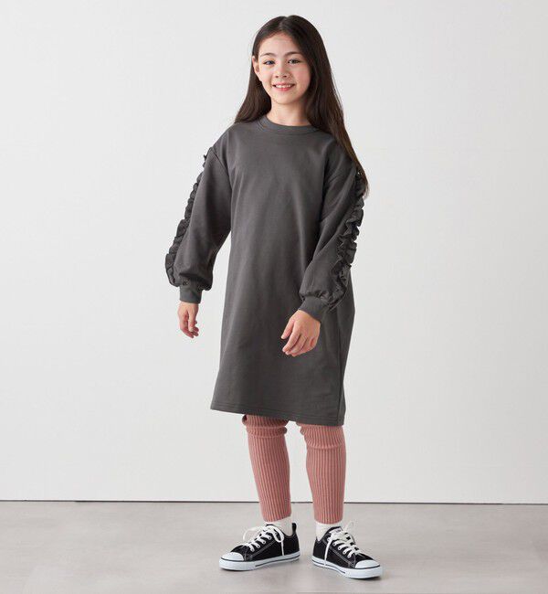 SHIPS any「SHIPS any:〈洗濯機可能〉デザイン フリル ワンピース <KIDS>」|ワンピース|